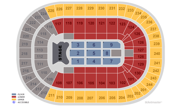 Times Union Center-seating-chart - Elton John Tour 2020